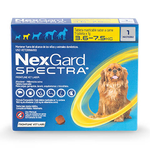 NexGard Spectra 3,6-7kg
