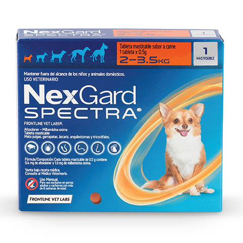 NexGard Spectra 2-3,5 kg